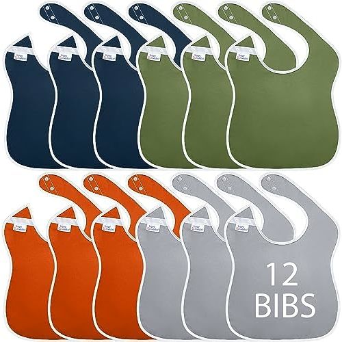 Large Waterproof Bibs Outdoor Collection - 4pk, 12pk, 48pk