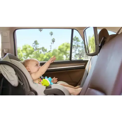 Munchkin Brica 360° Pivot Baby In-Sight Adjustable Car Mirror - Black