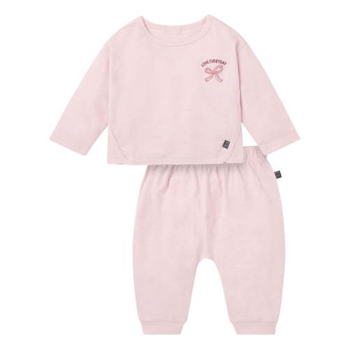 Modern Moments by Gerber Baby Girl Box Fit Top and Harem Pant Outfit Set, 2-Piece, Sizes 0/3 Months - 24 Months