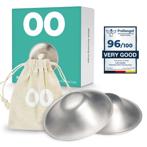 LoveNoobs Women's 999 Grade Silver Tri Laminate Nipple Covers, 2 Pieces HSA/FSA Eligible