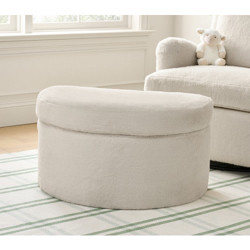 Chris Loves Julia Upholstered Ottoman