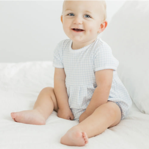 Magnolia Baby Peek-A-Boo Wishes Bubble - Light Blue, Size: 6 Months