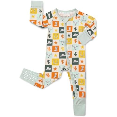 babee Reshinee Bamboo Viscose Baby Footie Pajama, Zipper Sleeper Boys Girls