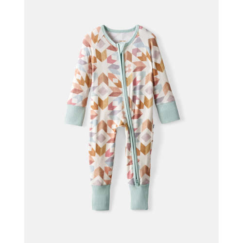 Kaleidoscope Dreams Ribbed Zippy | Little Sleepies