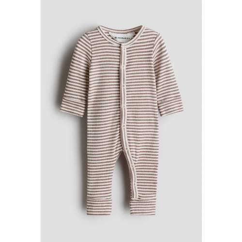 RIBBED COTTON JUMPSUIT