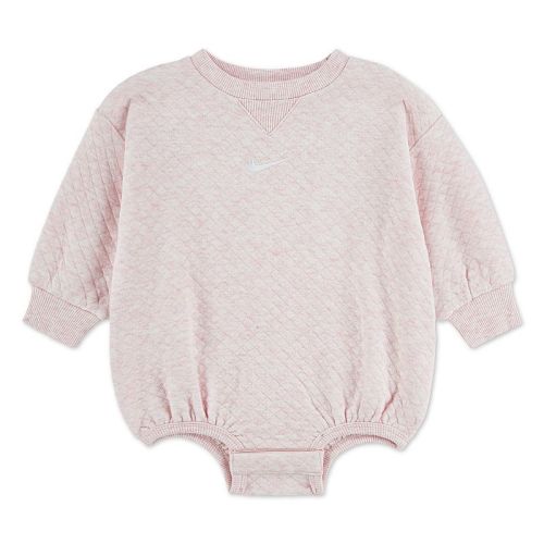 Newborn Baby Girls Nike Diamond Jacquard Bubble Romper