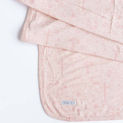 Salvation Garden Pink Swaddle Bamboo – Holy Pals