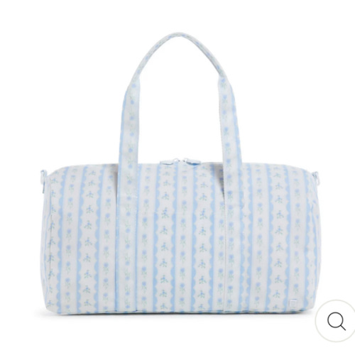 Duffel - Weekender - Ribbon Floral Blue