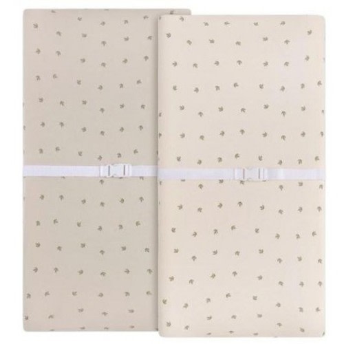 Ely's & Co. Baby Changing Pad Cover - Cradle Sheet 100%  Combed Jersey Cotton 2 Packs Gender Neutral