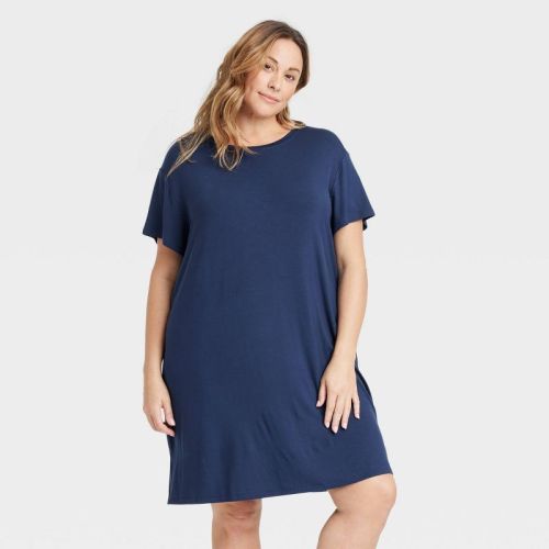 Women's Cloud Knit Pajama T-Shirt Dress - Auden™