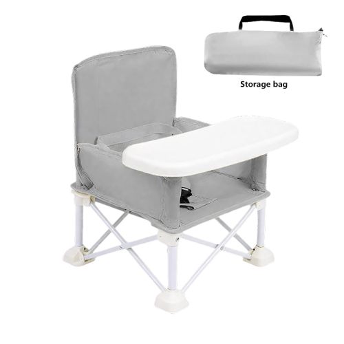 Portable Baby Seat Travel,Compact Folding Baby Chair with Safety Straps,Perfect for Travel, Camping,Beach