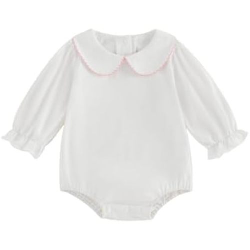 Newborn Baby Girl Boy Fall Outfit Long Sleeve Bubble Romper