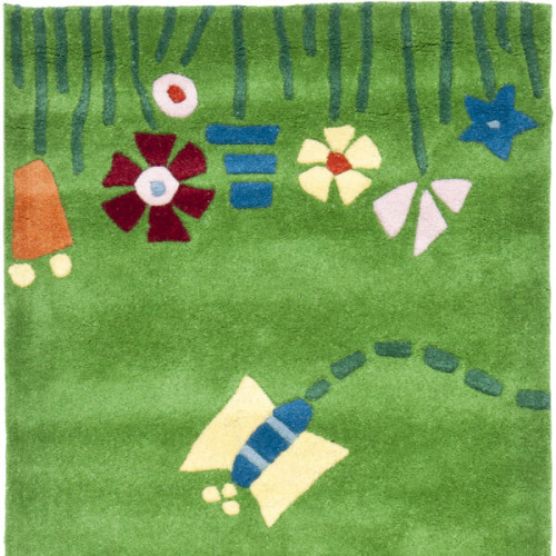 Kids Meadow Rug, Green - Safavieh | Maisonette