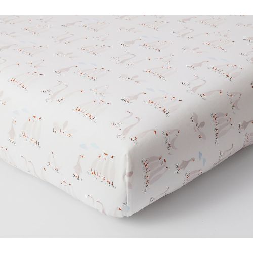Darby Duckling Organic Crib Fitted Sheet