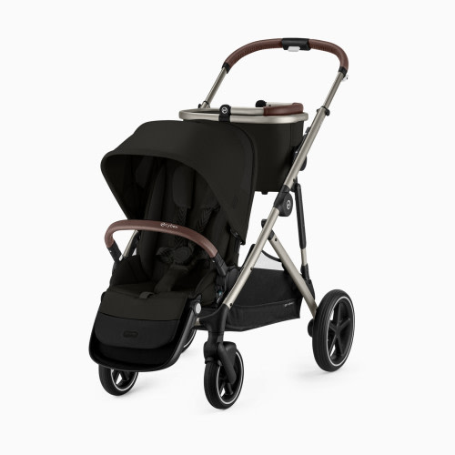 Cybex Gazelle S Stroller - Moon Black/Taupe Frame