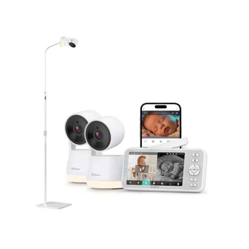 LumiView Smart Baby Monitor - SBM003 Dual Camera with Floor Stand
