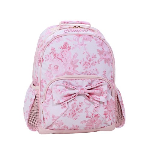 LoveShackFancy Pink Damask Floral Mackenzie Backpack | Pottery Barn Kids
