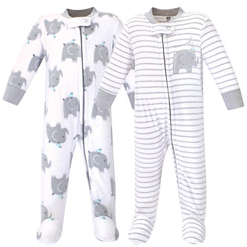 Hudson Baby Unisex Baby Fleece Sleep and Play