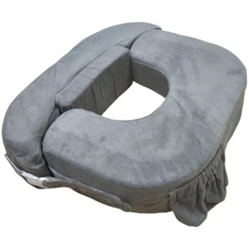 My Brest Friend Twin Nursing Pillow, Enhanced Comfort - Evening Gray