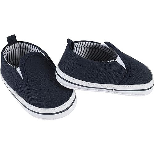Gerber Unisex-Baby Newborn Infant Toddler Boy and Girl Slip-on Sneaker Crib Shoe