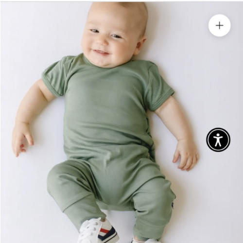 Succulent Short Long Romper (0-3 months)