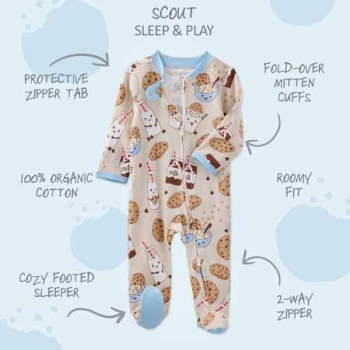 SCOUT Sleep & Play, Milk N Cookie Crew - butterblu | Maisonette