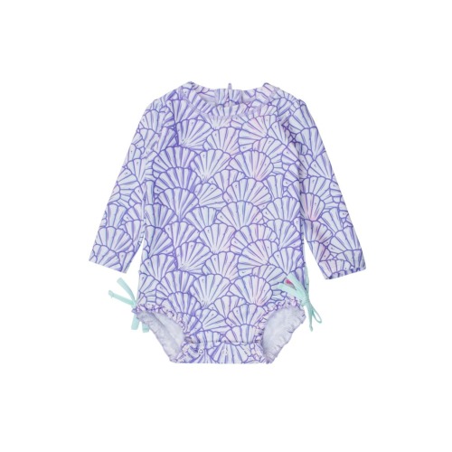 Baby Girls Long Sleeve UPF50+ One Piece Rash Guard