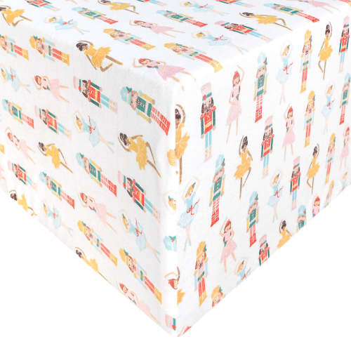 Premium Knit Fitted Crib Sheet - Juliet