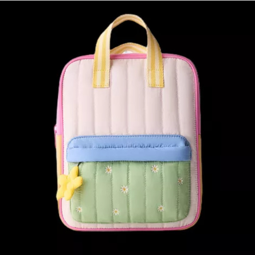 MULTICOLORED FLOWER BACKPACK