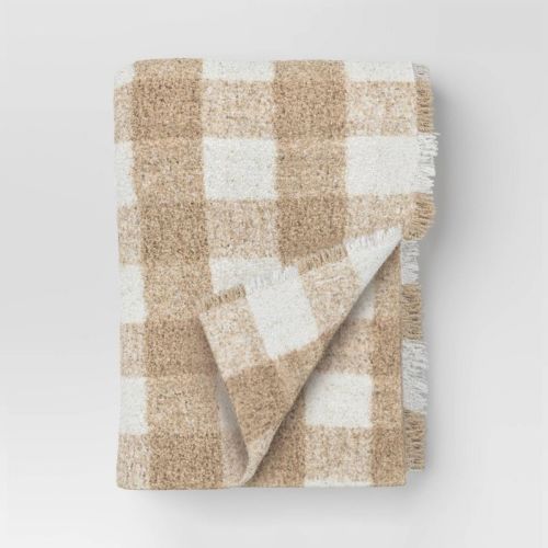 Cozy Woven Check Throw Blanket - Room Essentials™