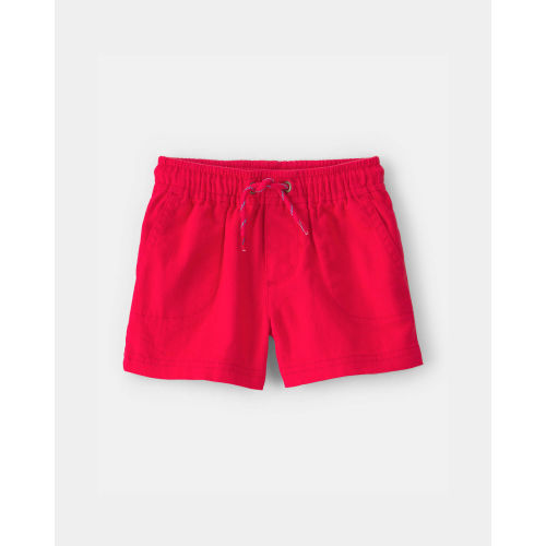Baby Boy Twill Shorts - Red | Carter's