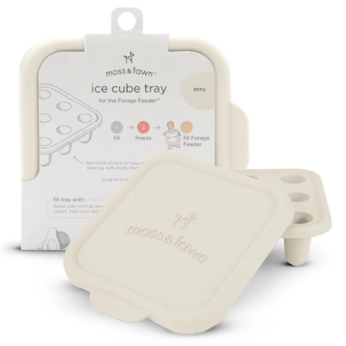 Ice Cube Tray – Perfect Portions for Forage Feeder & Baby Food Storage – Moss & Fawn