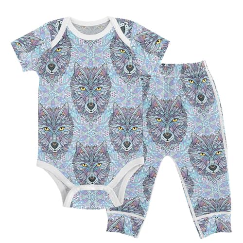Baby Clothes Set Infant Bodysuits Pants Sets 0-24M For Boys Girls