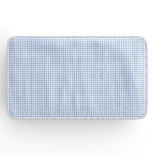 Large Archival Pouch - No Embroidery / Picnic in Blue