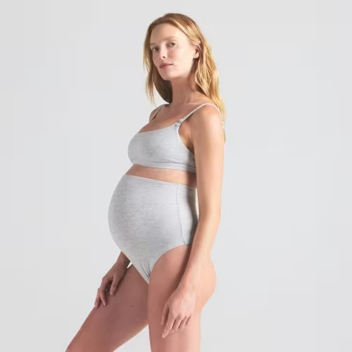 SKIMS - Cotton Jersey Maternity High Waisted Thong