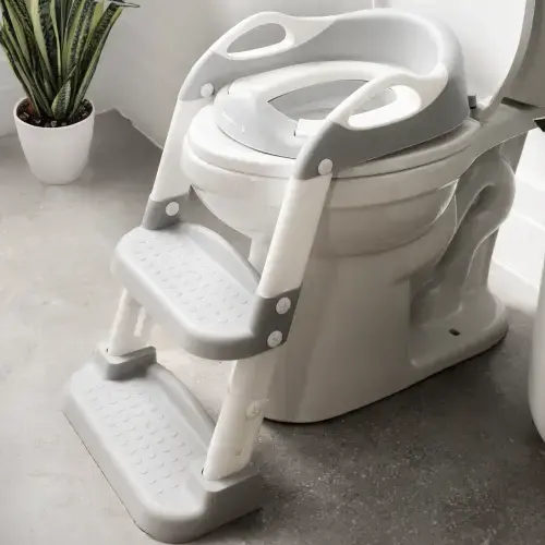 Joolbaby Potty Training Seat with 2 Step Ladder - Gray