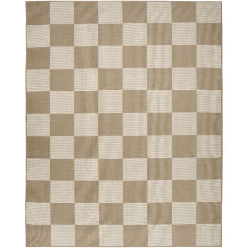 Nourison Washable Modern Jute Modern Natural Ivory 5'3" x 7'3" Area Rug (5x7)