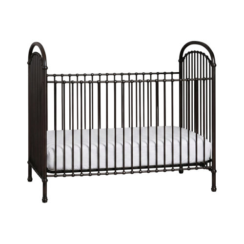 Birch Lane™ Olivia Classic Metal Crib, Oil Bronze | Birch Lane