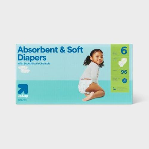 Disposable Diapers - Size 6 - 96ct - up&up™