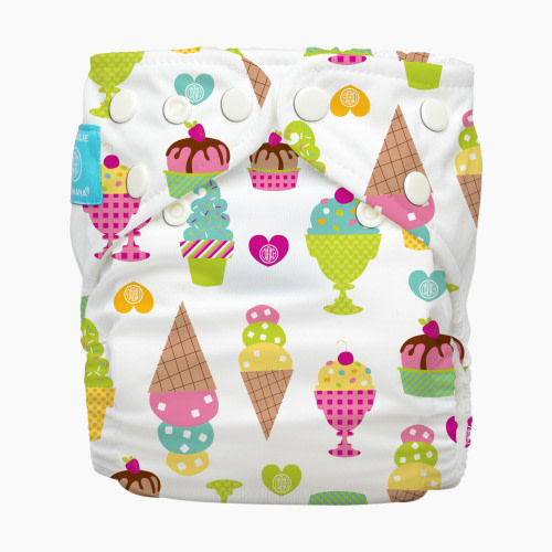Charlie Banana Cloth Diaper with 2 Reusable Inserts - Gelato