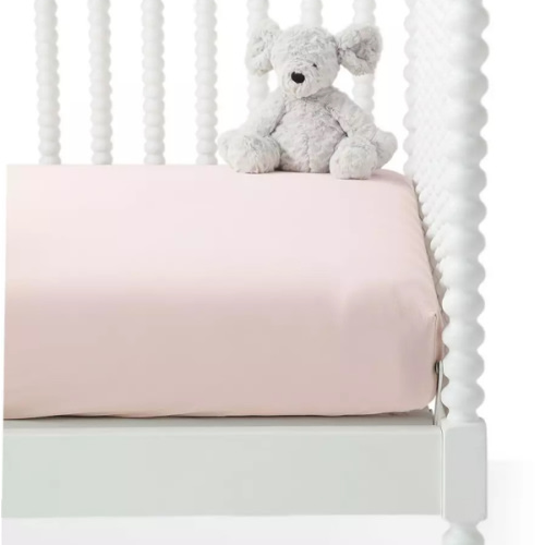 Essential Sateen Crib Sheet | Serena and Lily