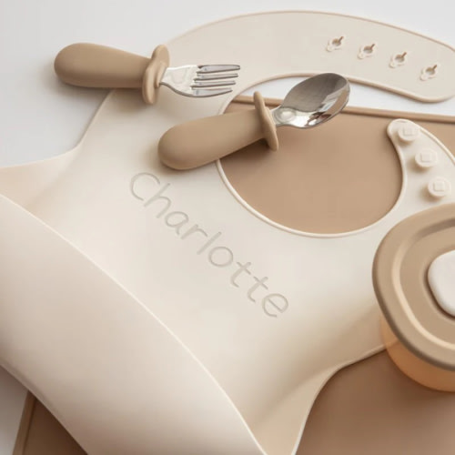 Moonkie First Bites Gift Set - Croissant/Ivory