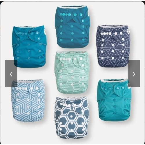 cloth diapers Dimensional Blues