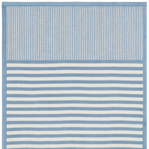 Sweet Pea Stripe Fog Mini Blanket