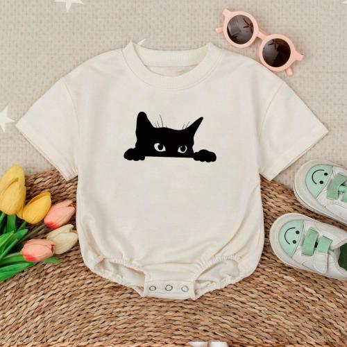 Black Cat Baby Clothes, Cat Lover Baby Romper, Gift For Cat Lover, Animal Lover Baby Bodysuit, Gift For Cat Owner, Funny Shirt for Kids