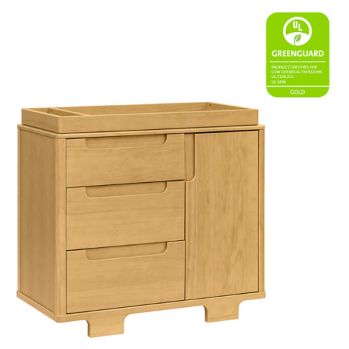 Babyletto Yuzu 3-Drawer Compact Changer Dresser with Removable Changing Tray (41") - Retail Exclusive