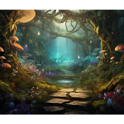 Fairycore Enchanted Forest Tapestry, Indie Room Decor, Large Wall Tapestry, Fairycore Enchanted Forest Decor, Forestcore Hedge Witch Gift
