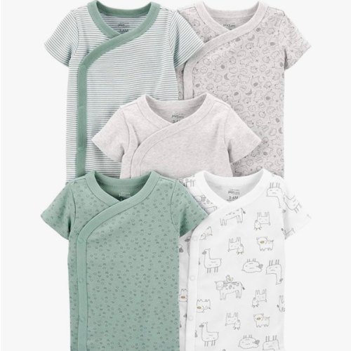 Simple Joys by Carter's unisex-baby 5-pack Side Snap Short-sleeve Bodysuit