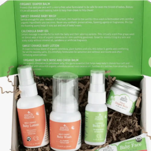 Earth Mama Organics - A Little Something For Baby Gift Set