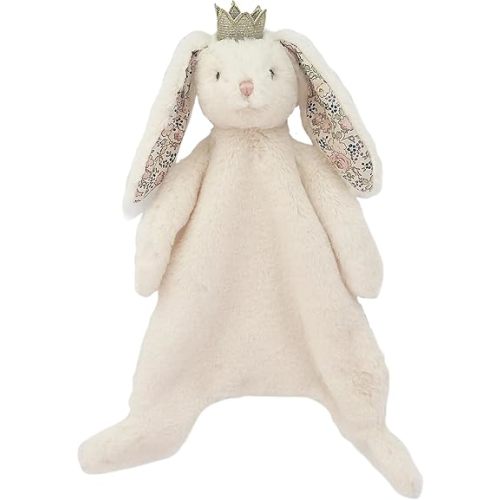 MON AMI Princess Bunny Baby Security Blanket, 15-Inch Plush Lovey Gift